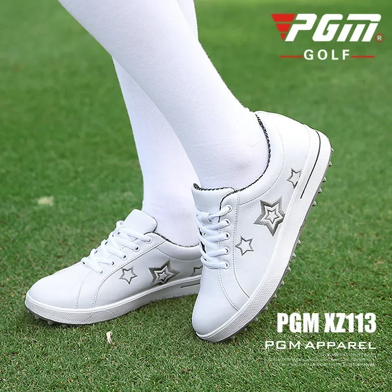 Golf Equipment Korea - Best20272027PGM 韓国女性ゴルフシューズレジャー固定ネイル防水スニーカーノンスリップガールズスポーツ