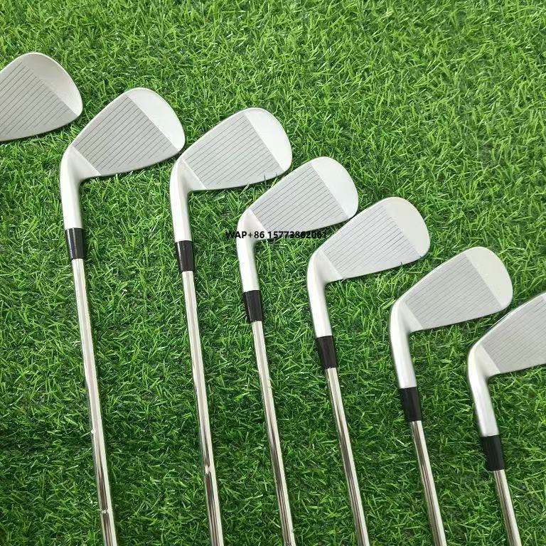Golf Club Iron Set - 中国製90ゴルフアイアンヘッド、ラバーグリップ、鍛造ステンレス鋼ブレード、4-P、右利き/左利き、女性/男性用ゴルフクラブアイアンセット、ホットセール中
