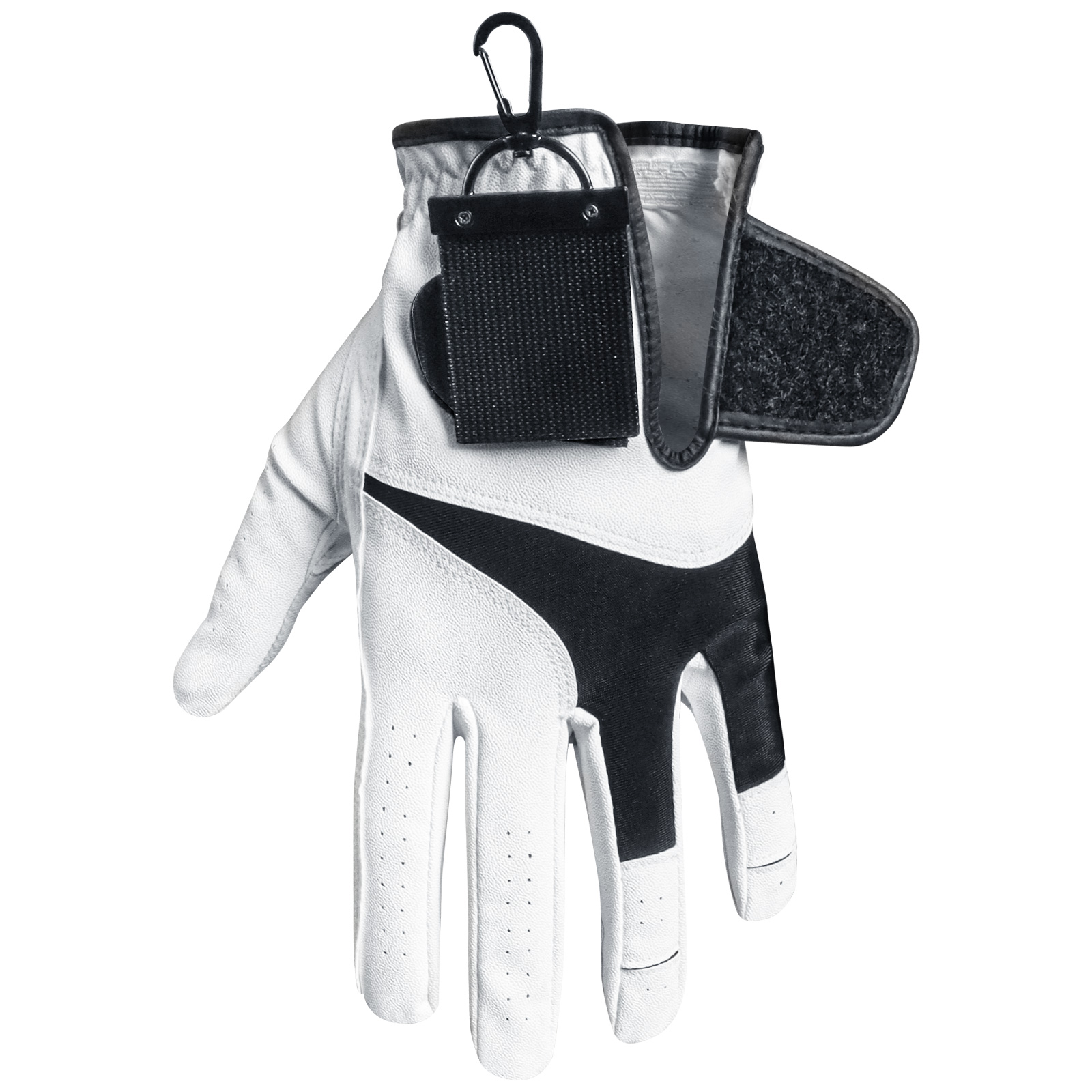 Golf Equipment Holder - ポータブルゴルフグローブキーパーハンギングホルダー マジックテープクリップ付き バッグやパンツに取り付け可能 スケルトンヘッドボールクリーナー付き アウトドア用