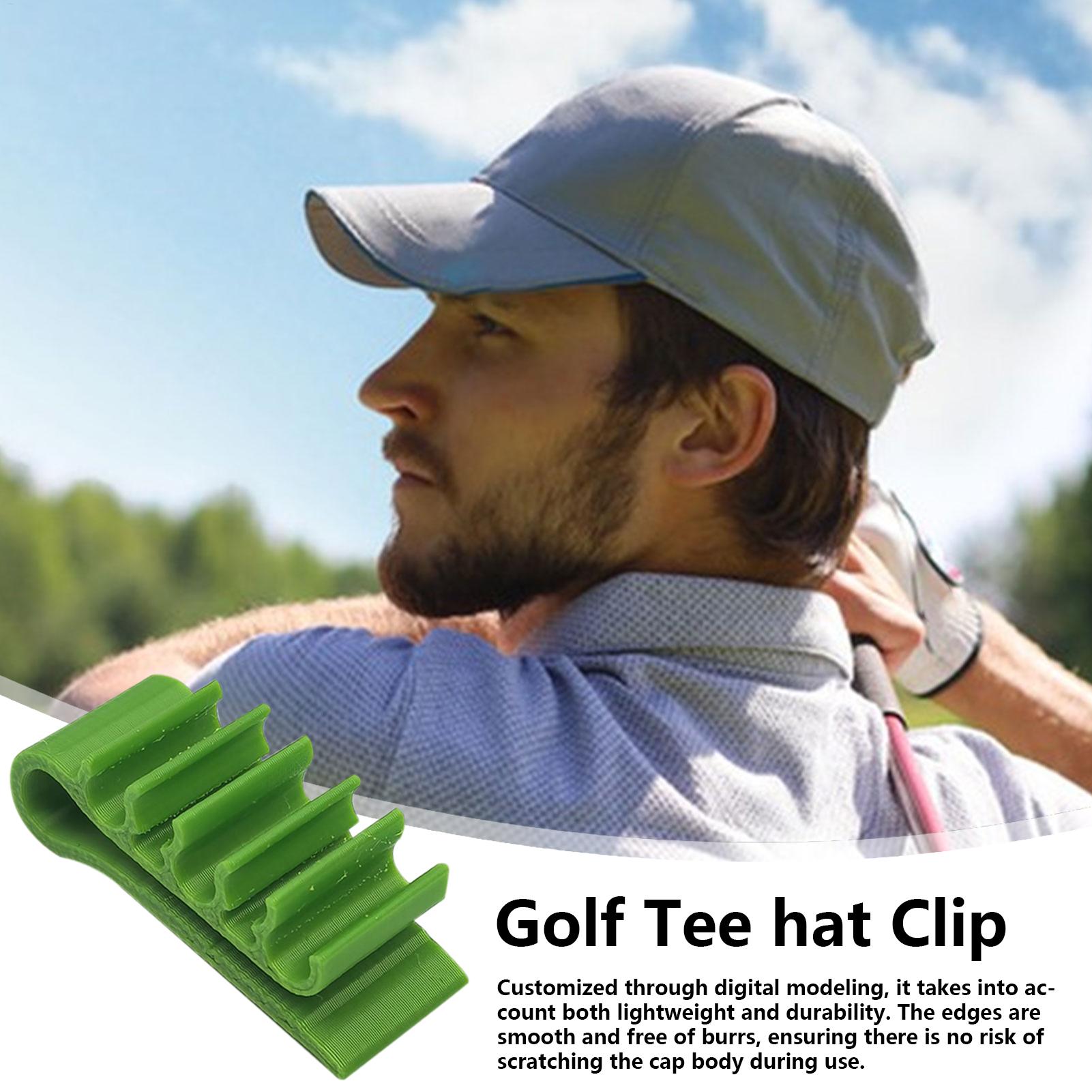 3Dプリントゴルフティーハットブリムクリップ、5つのゴルフシ - Golf Equipment Holder のレビューと価格