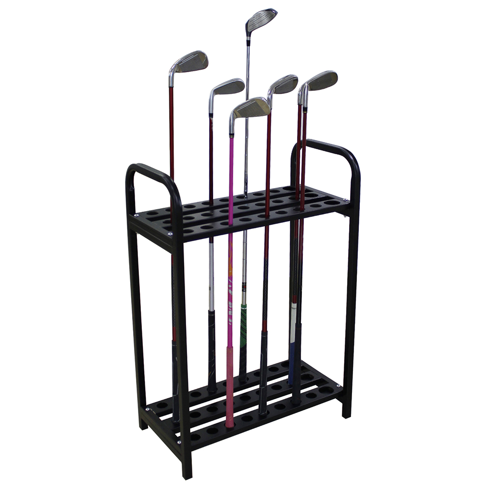 ゴルフクラブディスプレイラックオーガナイザースタンド27スロ - Golf Equipment Holder のレビューと価格