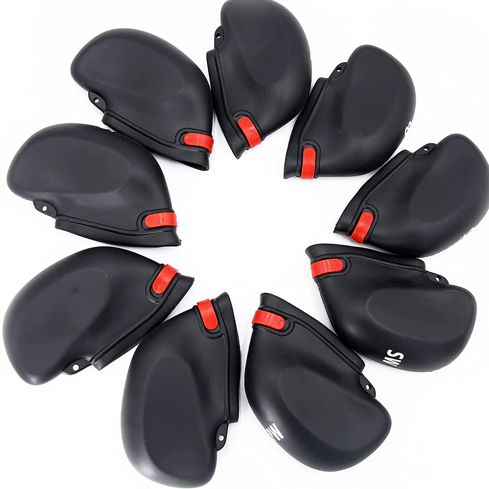 9ピース/セットブラックゴルフクラブアイアンパタープロテクタ - Golf Club Iron Set のレビューと価格