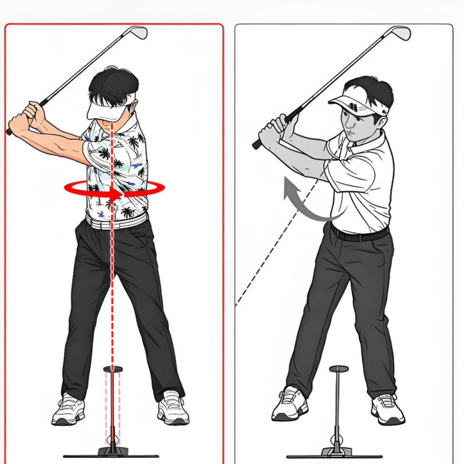 ゴルフスイングトレーニング補助具 ベース付きフロアスタンド式 - Golf Equipment Guide のレビューと価格
