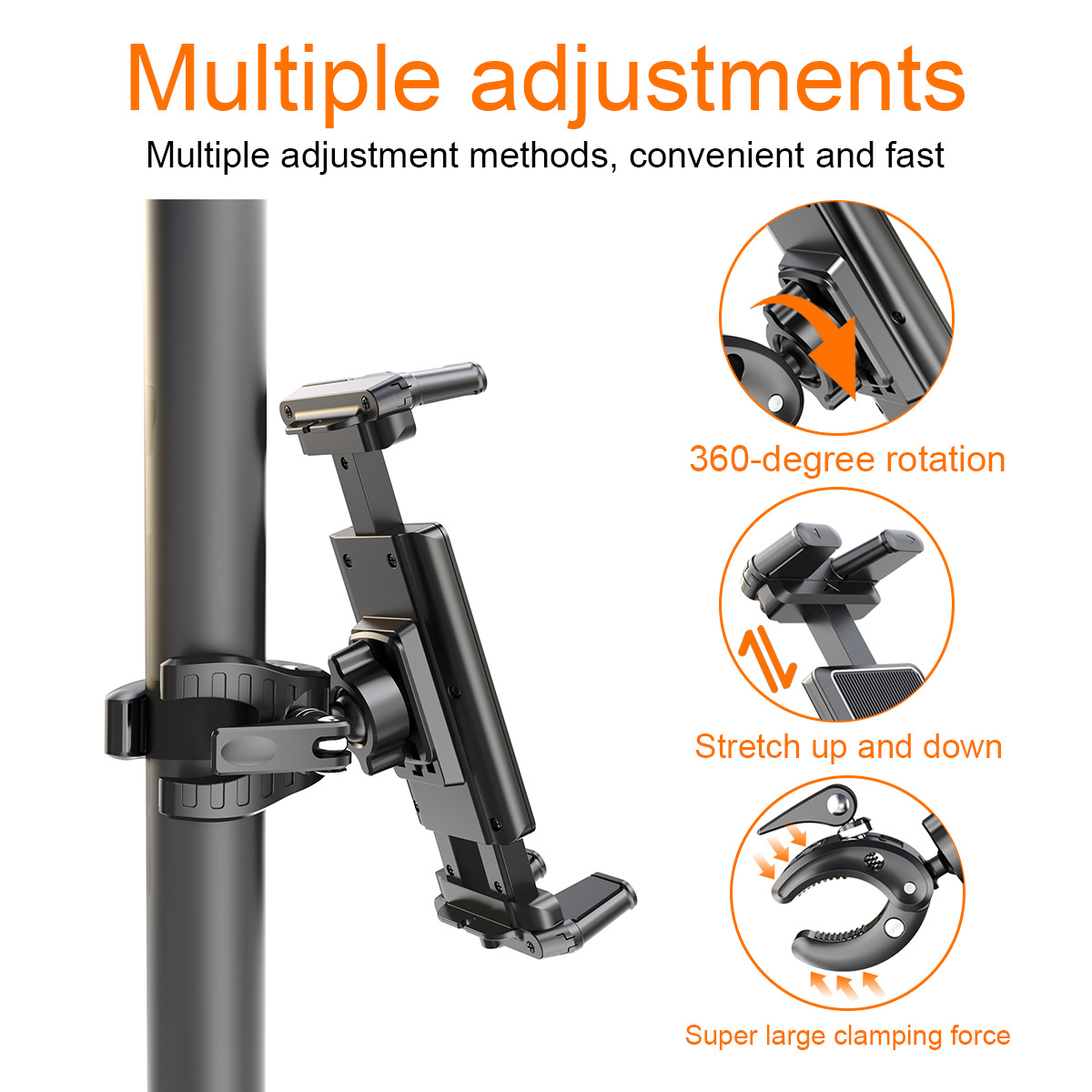 ユニバーサル電話タブレットマウント、トレッドミル、自転車、ベ - Golf Equipment Holder のレビューと価格