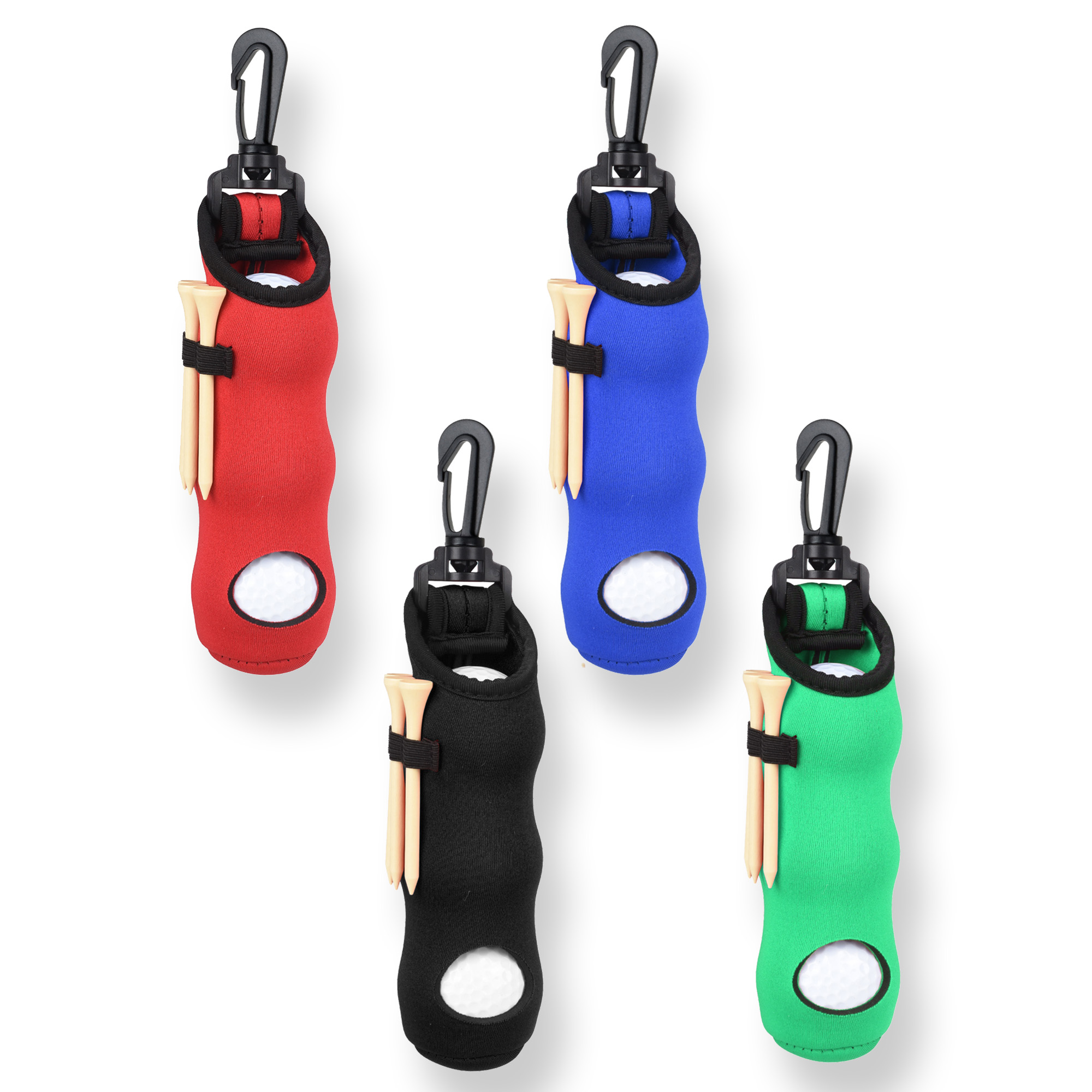 ネオプレンゴルフボールキャリーバッグ、ゴルフティーホルダー、 - Golf Equipment Holder のレビューと価格